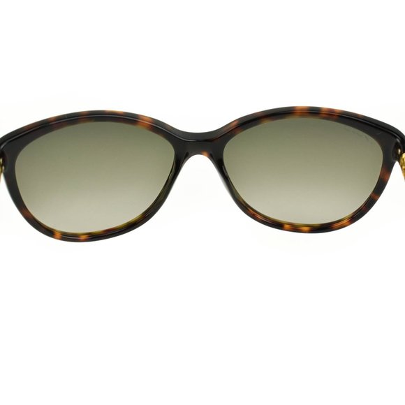 GUCCI Tortoise & Gold-Plated GG Sunglasses (mv) - Picture 7 of 11